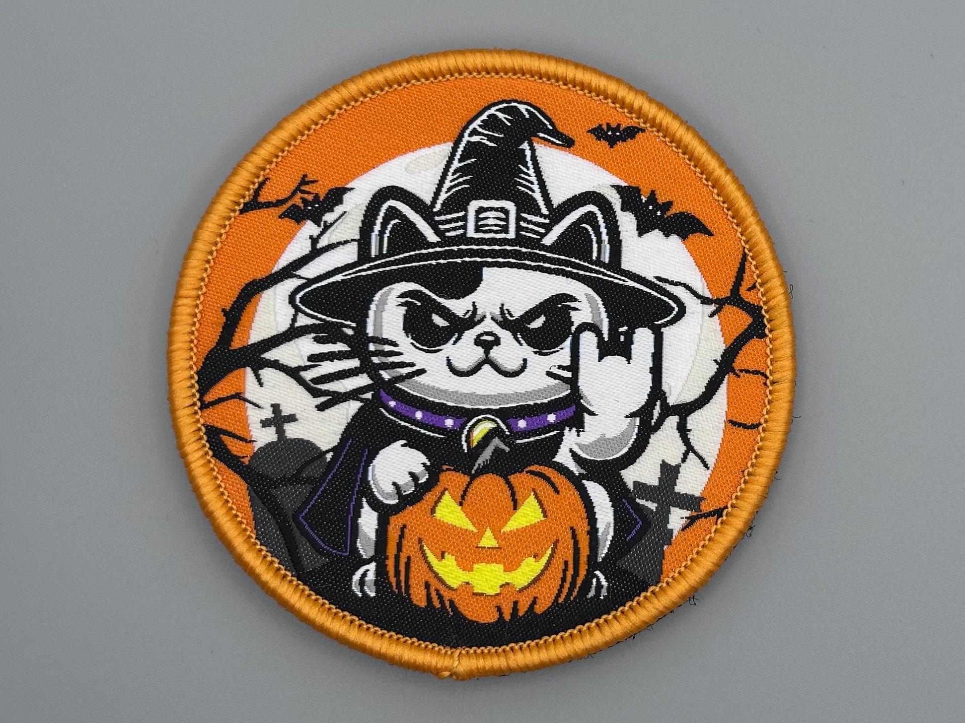 Spooky Kitty (orange border)