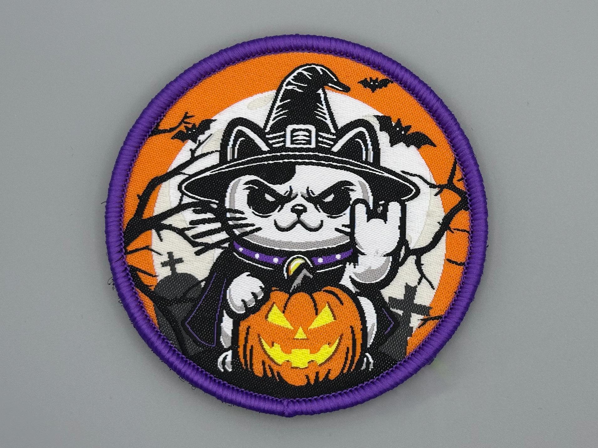 Spooky Kitty (purple border)
